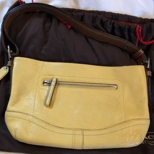 Coach leather purse